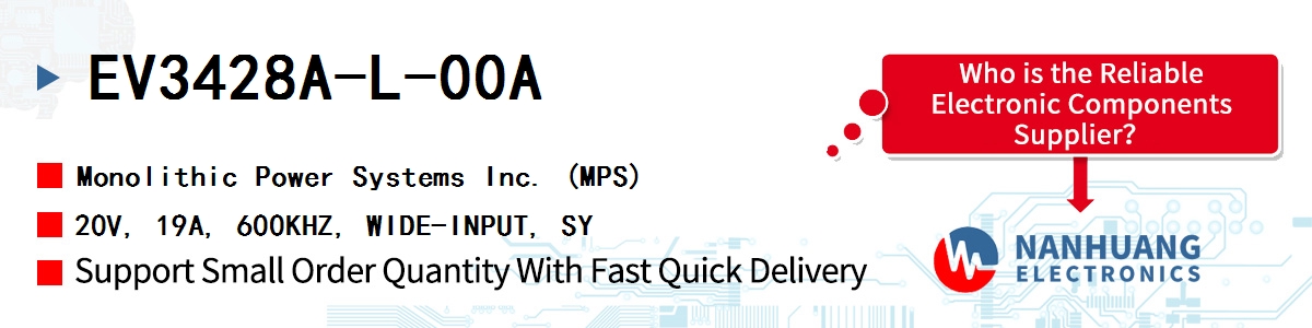 EV3428A-L-00A MPS 20V, 19A, 600KHZ, WIDE-INPUT, SY