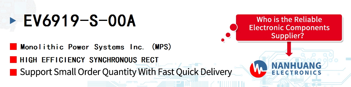 EV6919-S-00A MPS HIGH EFFICIENCY SYNCHRONOUS RECT