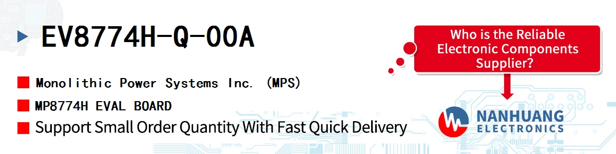EV8774H-Q-00A MPS MP8774H EVAL BOARD