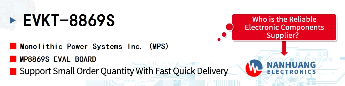 EVKT-8869S MPS MP8869S EVAL BOARD