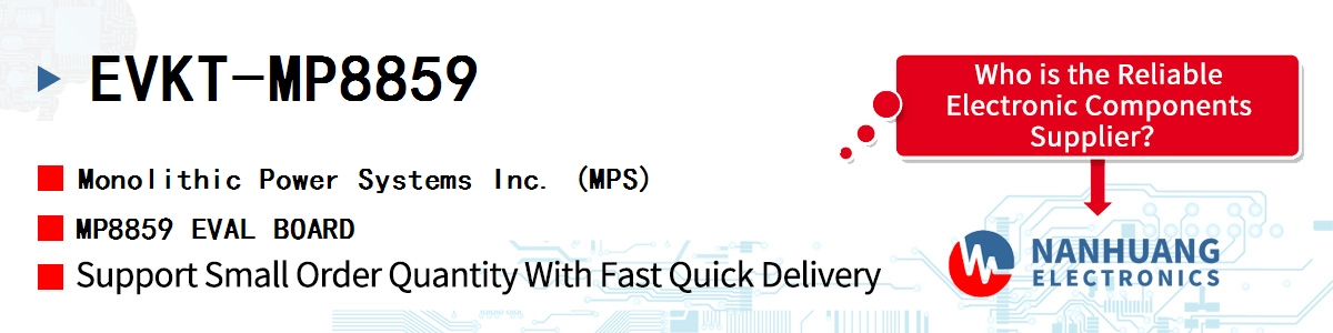 EVKT-MP8859 MPS MP8859 EVAL BOARD