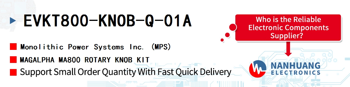 EVKT800-KNOB-Q-01A MPS MAGALPHA MA800 ROTARY KNOB KIT