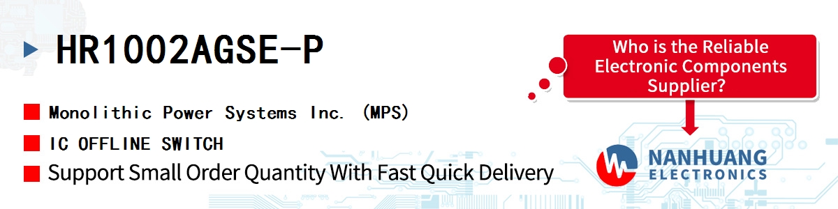 HR1002AGSE-P MPS IC OFFLINE SWITCH