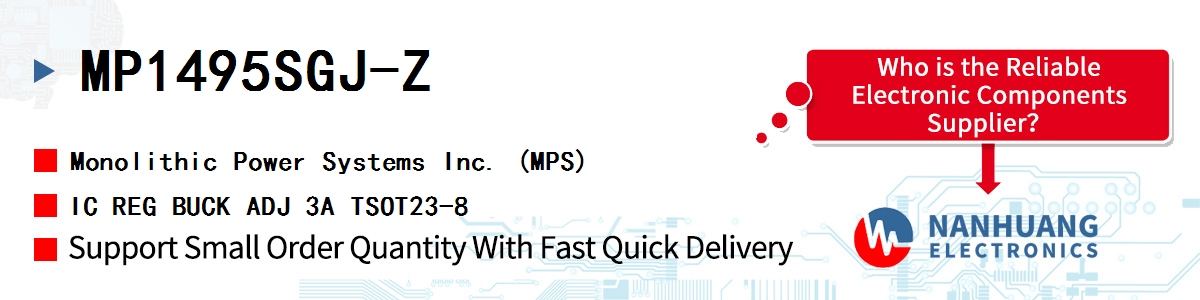 MP1495SGJ-Z MPS IC REG BUCK ADJ 3A TSOT23-8