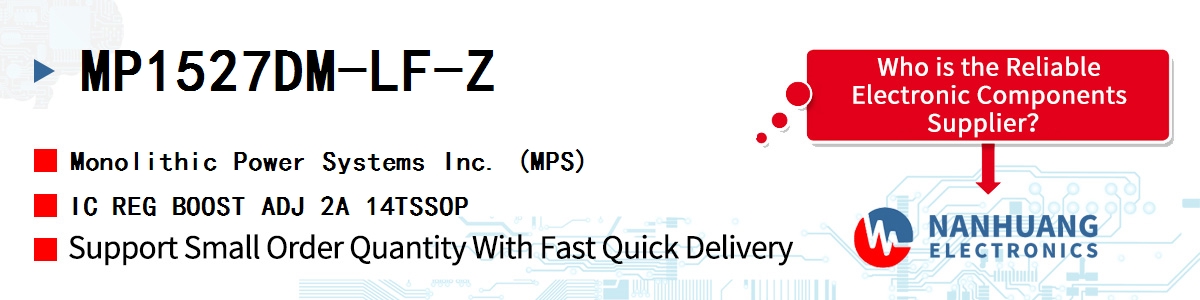 MP1527DM-LF-Z MPS IC REG BOOST ADJ 2A 14TSSOP