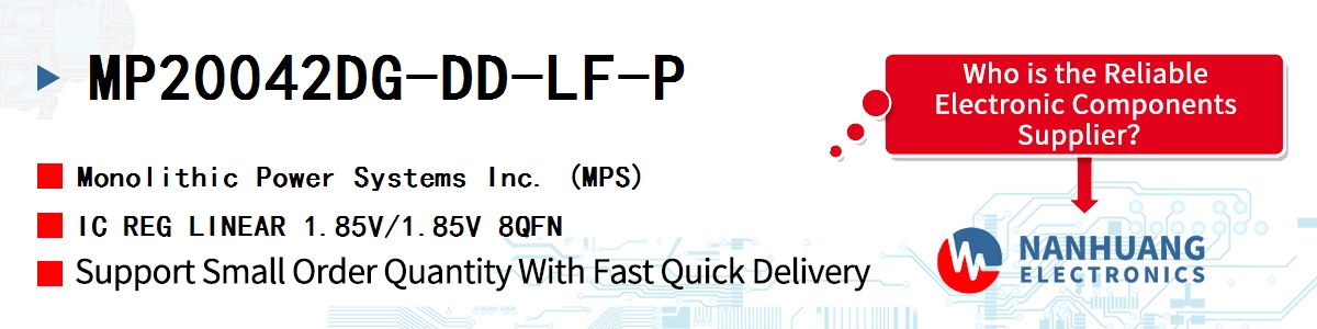 MP20042DG-DD-LF-P MPS IC REG LINEAR 1.85V/1.85V 8QFN