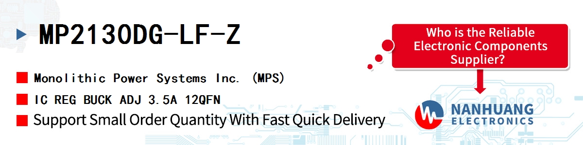 MP2130DG-LF-Z MPS IC REG BUCK ADJ 3.5A 12QFN