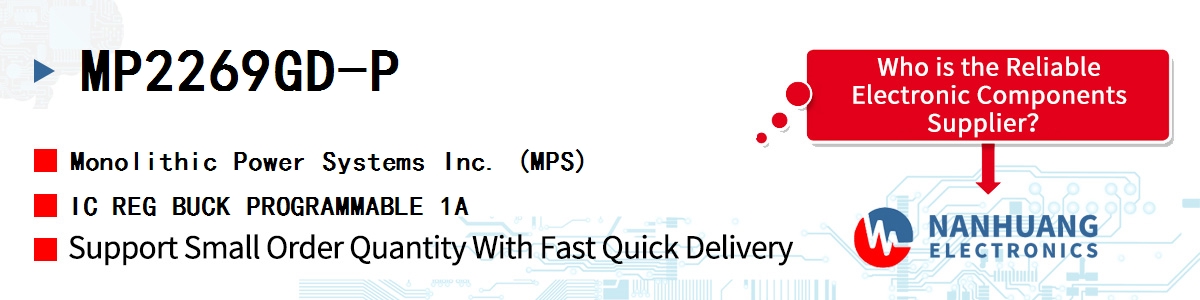 MP2269GD-P MPS IC REG BUCK PROGRAMMABLE 1A