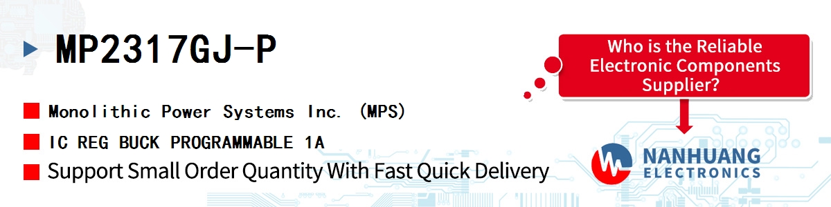 MP2317GJ-P MPS IC REG BUCK PROGRAMMABLE 1A