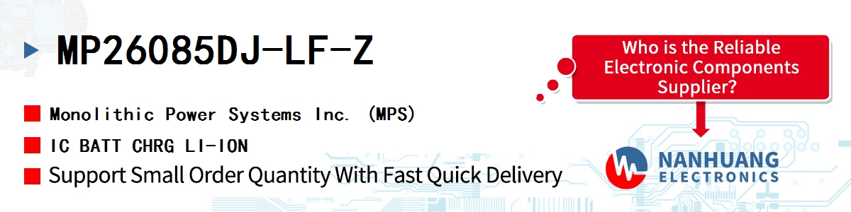 MP26085DJ-LF-Z MPS IC BATT CHRG LI-ION