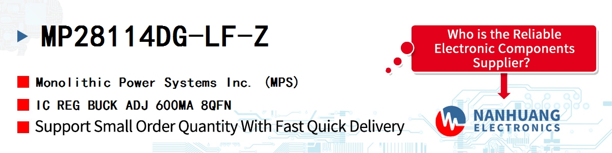 MP28114DG-LF-Z MPS IC REG BUCK ADJ 600MA 8QFN