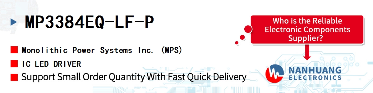 MP3384EQ-LF-P MPS IC LED DRIVER
