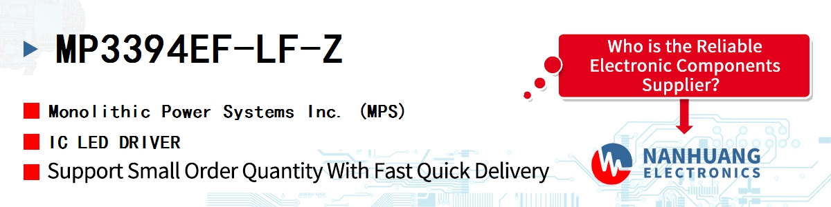 MP3394EF-LF-Z MPS IC LED DRIVER