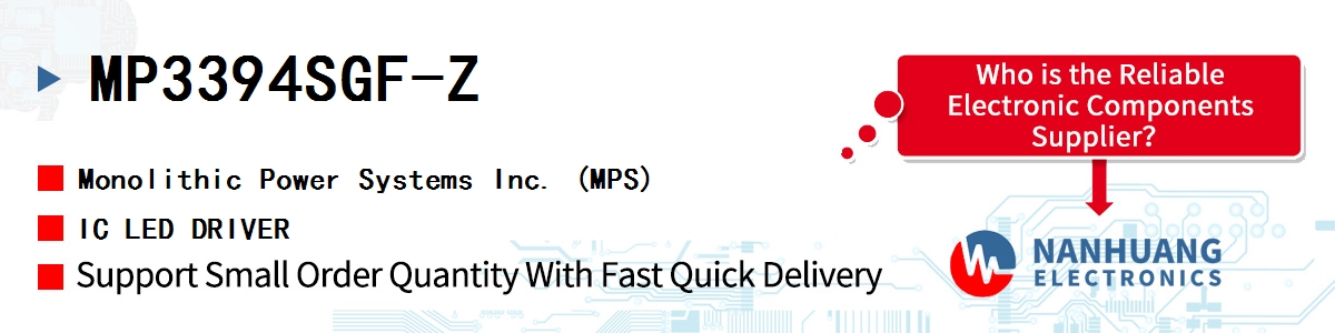 MP3394SGF-Z MPS IC LED DRIVER