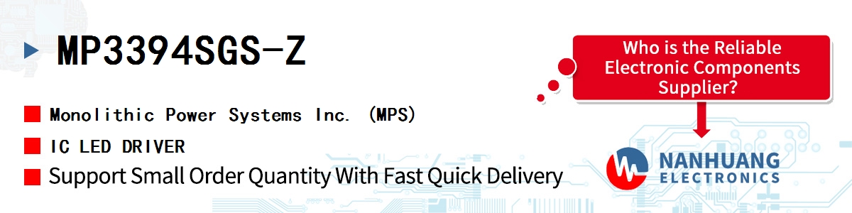 MP3394SGS-Z MPS IC LED DRIVER