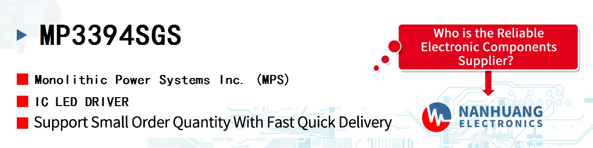 MP3394SGS MPS IC LED DRIVER