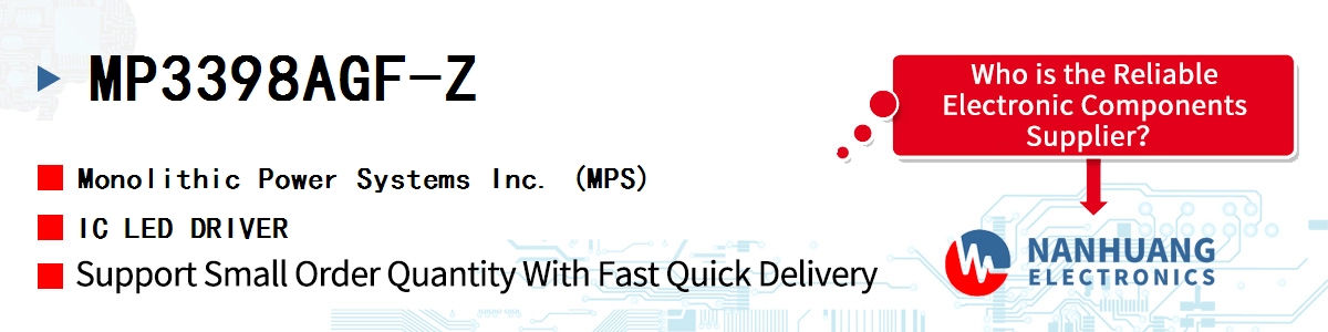 MP3398AGF-Z MPS IC LED DRIVER