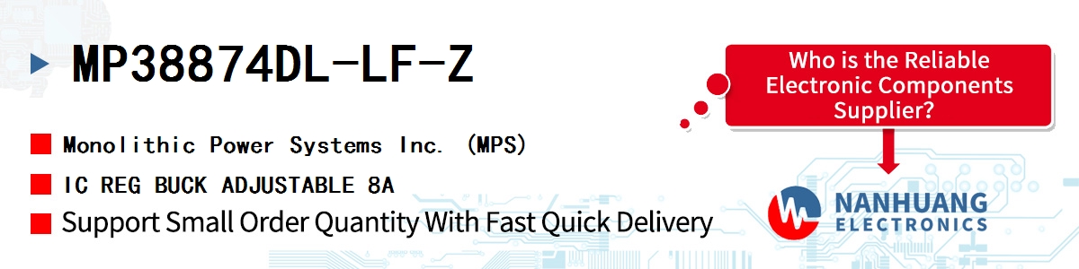 MP38874DL-LF-Z MPS IC REG BUCK ADJUSTABLE 8A