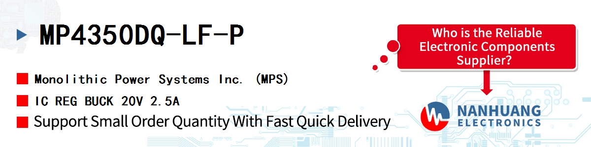 MP4350DQ-LF-P MPS IC REG BUCK 20V 2.5A