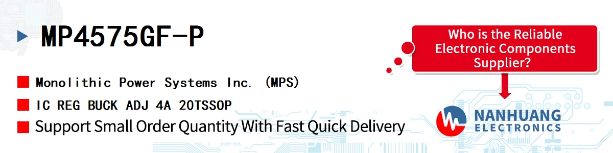 MP4575GF-P MPS IC REG BUCK ADJ 4A 20TSSOP