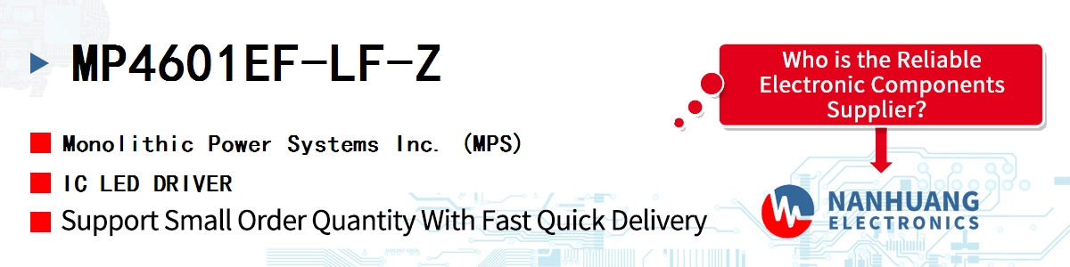 MP4601EF-LF-Z MPS IC LED DRIVER