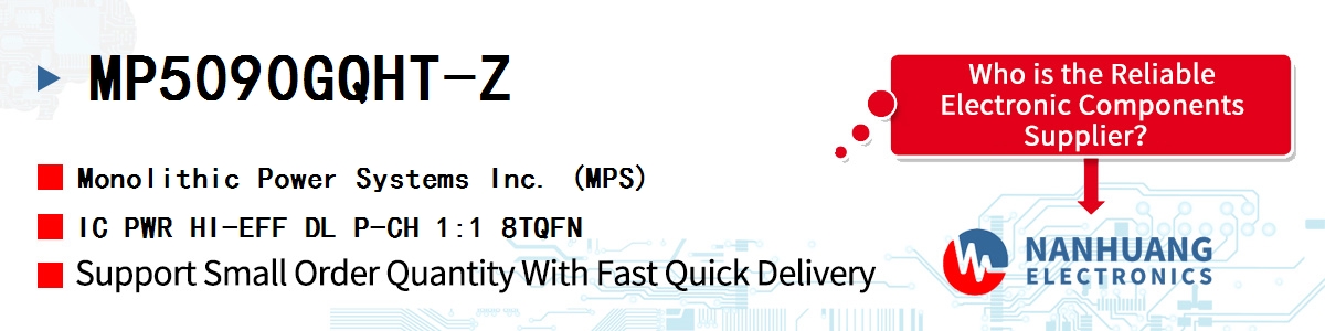 MP5090GQHT-Z MPS IC PWR HI-EFF DL P-CH 1:1 8TQFN