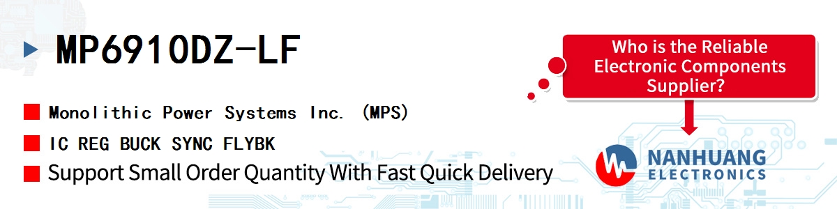 MP6910DZ-LF MPS IC REG BUCK SYNC FLYBK