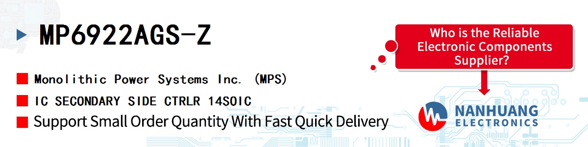 MP6922AGS-Z MPS IC SECONDARY SIDE CTRLR 14SOIC