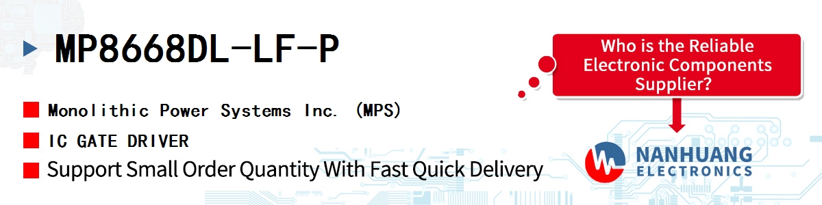 MP8668DL-LF-P MPS IC GATE DRIVER