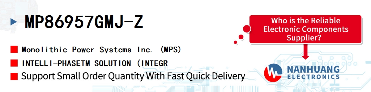 MP86957GMJ-Z MPS INTELLI-PHASETM SOLUTION (INTEGR