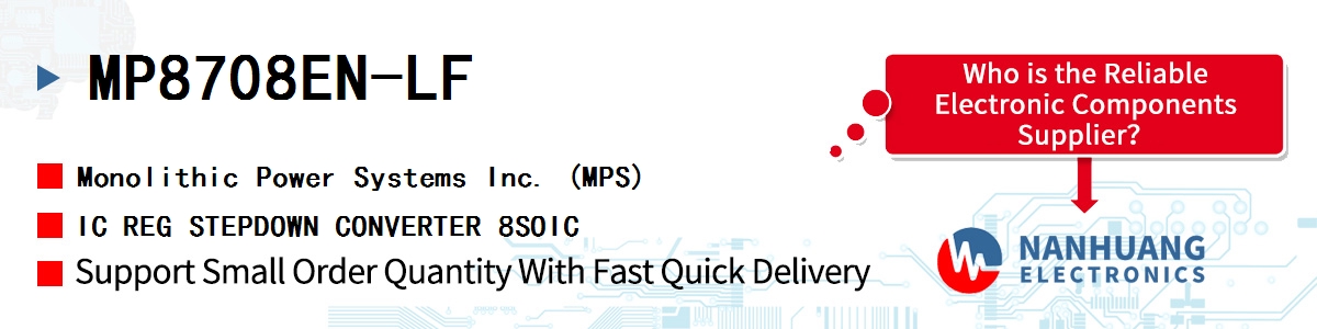 MP8708EN-LF MPS IC REG STEPDOWN CONVERTER 8SOIC