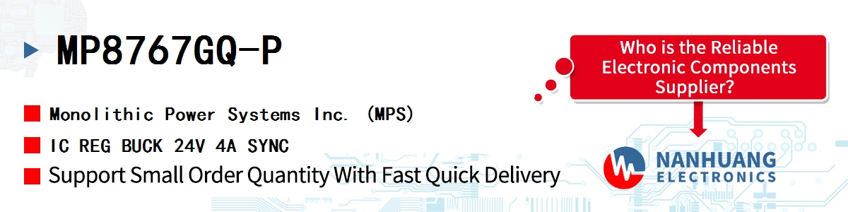 MP8767GQ-P MPS IC REG BUCK 24V 4A SYNC