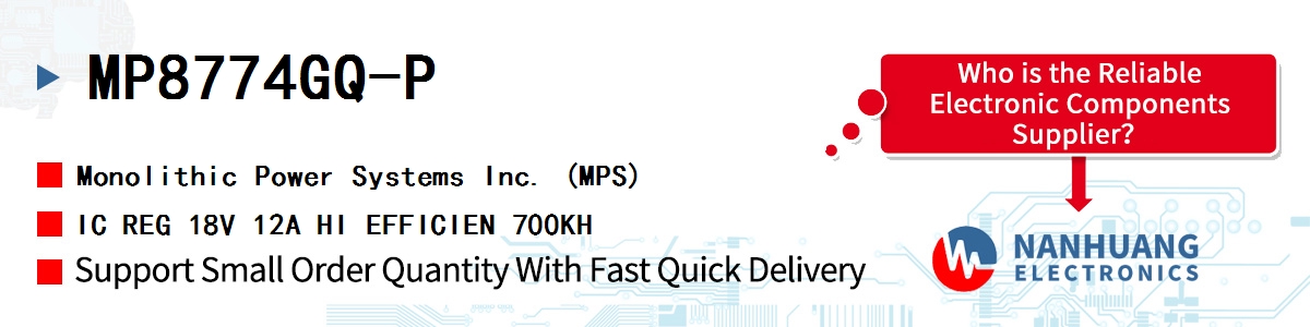 MP8774GQ-P MPS IC REG 18V 12A HI EFFICIEN 700KH