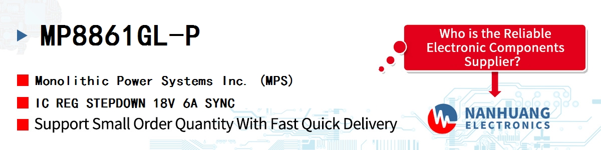 MP8861GL-P MPS IC REG STEPDOWN 18V 6A SYNC