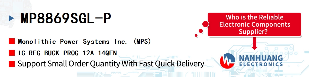 MP8869SGL-P MPS IC REG BUCK PROG 12A 14QFN