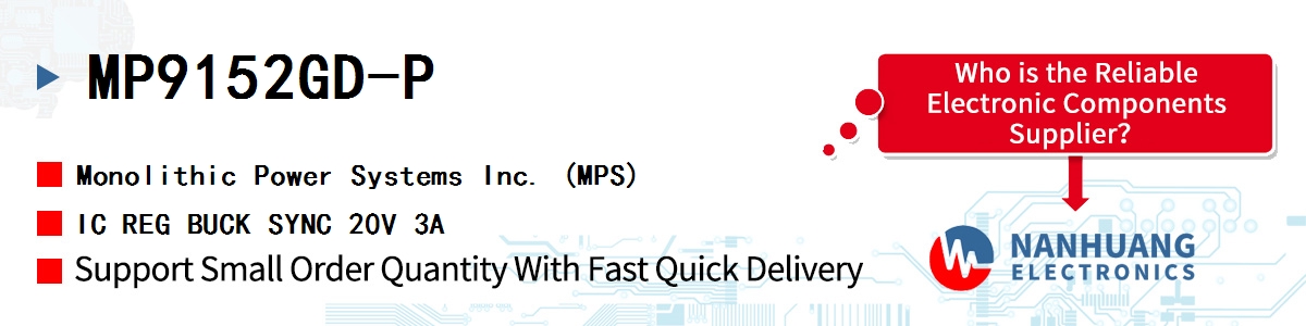 MP9152GD-P MPS IC REG BUCK SYNC 20V 3A