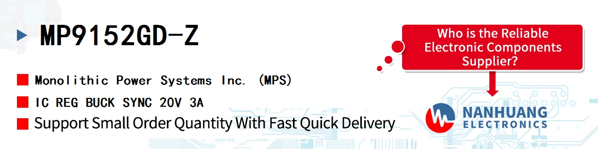 MP9152GD-Z MPS IC REG BUCK SYNC 20V 3A