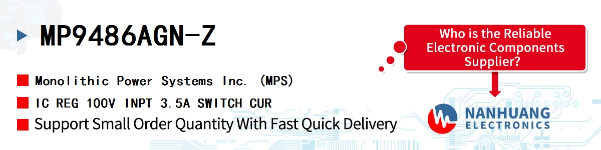 MP9486AGN-Z MPS IC REG 100V INPT 3.5A SWITCH CUR