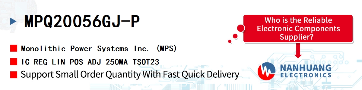 MPQ20056GJ-P MPS IC REG LIN POS ADJ 250MA TSOT23