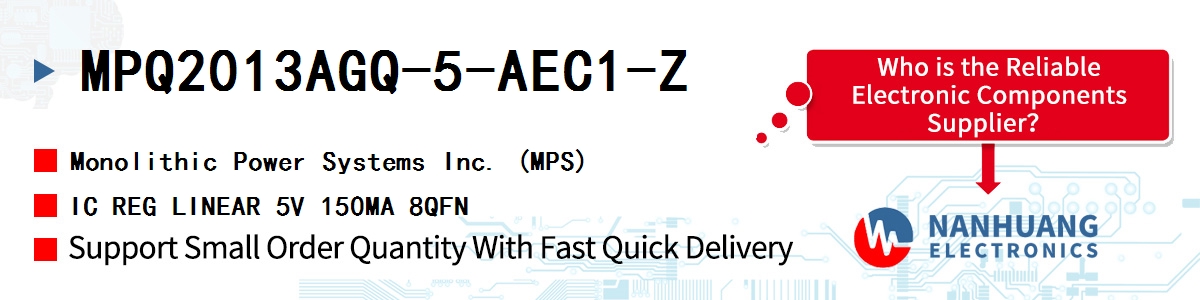 MPQ2013AGQ-5-AEC1-Z MPS IC REG LINEAR 5V 150MA 8QFN