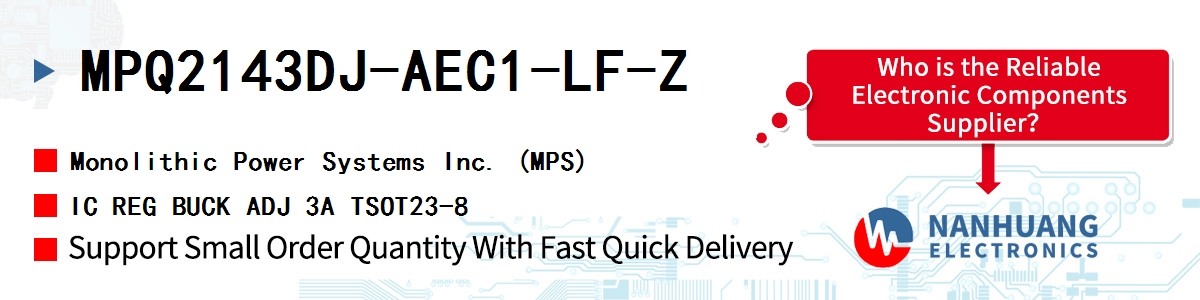 MPQ2143DJ-AEC1-LF-Z MPS IC REG BUCK ADJ 3A TSOT23-8