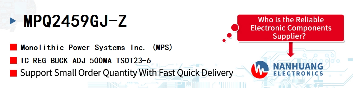 MPQ2459GJ-Z MPS IC REG BUCK ADJ 500MA TSOT23-6
