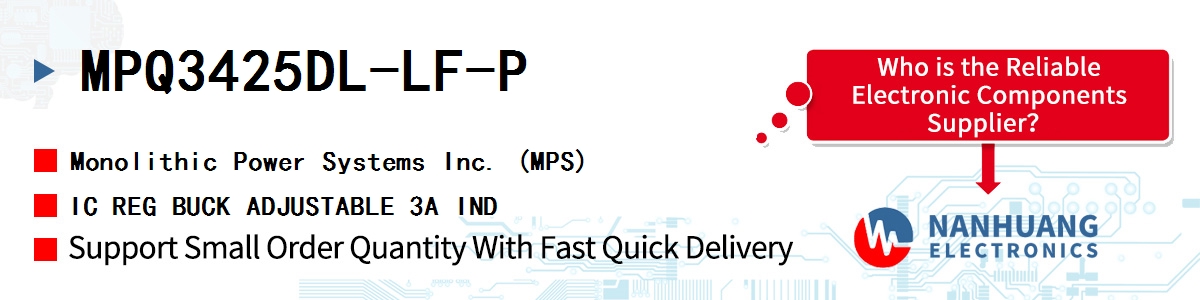 MPQ3425DL-LF-P MPS IC REG BUCK ADJUSTABLE 3A IND