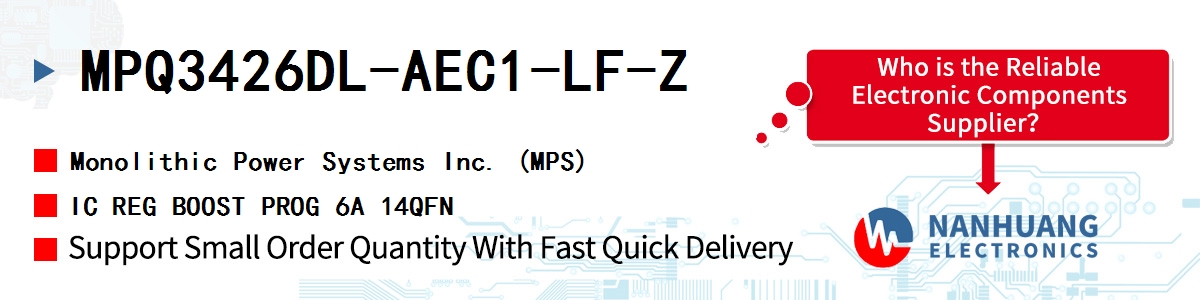 MPQ3426DL-AEC1-LF-Z MPS IC REG BOOST PROG 6A 14QFN
