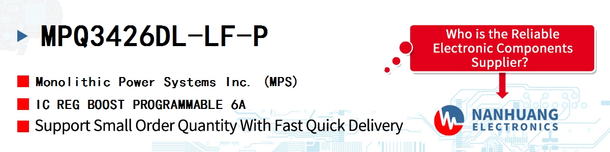 MPQ3426DL-LF-P MPS IC REG BOOST PROGRAMMABLE 6A