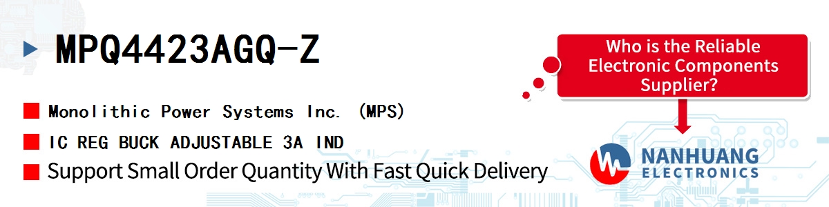 MPQ4423AGQ-Z MPS IC REG BUCK ADJUSTABLE 3A IND
