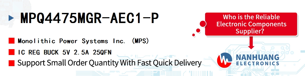 MPQ4475MGR-AEC1-P MPS IC REG BUCK 5V 2.5A 25QFN
