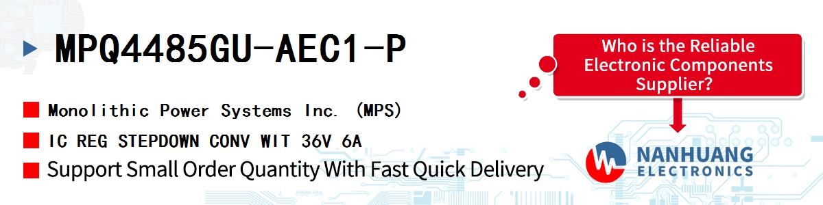 MPQ4485GU-AEC1-P MPS IC REG STEPDOWN CONV WIT 36V 6A