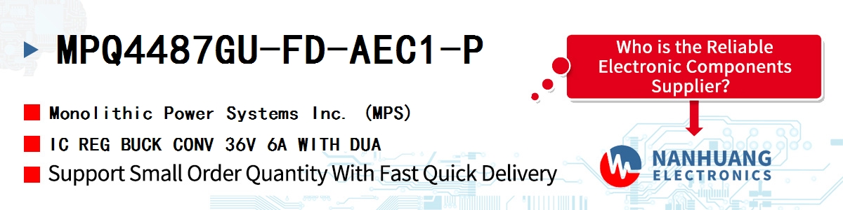 MPQ4487GU-FD-AEC1-P MPS IC REG BUCK CONV 36V 6A WITH DUA