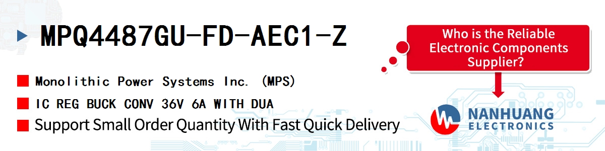MPQ4487GU-FD-AEC1-Z MPS IC REG BUCK CONV 36V 6A WITH DUA